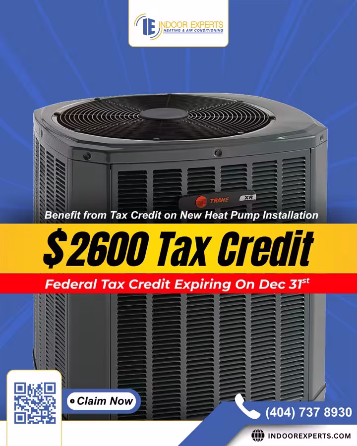 A finished HVAC social media promo graphic