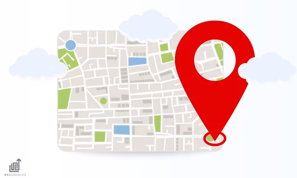 Pin on map with clouds (1)