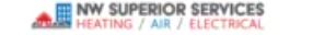 The original NW Superior Services logo, a low-resolution lockup assembled from stock graphics