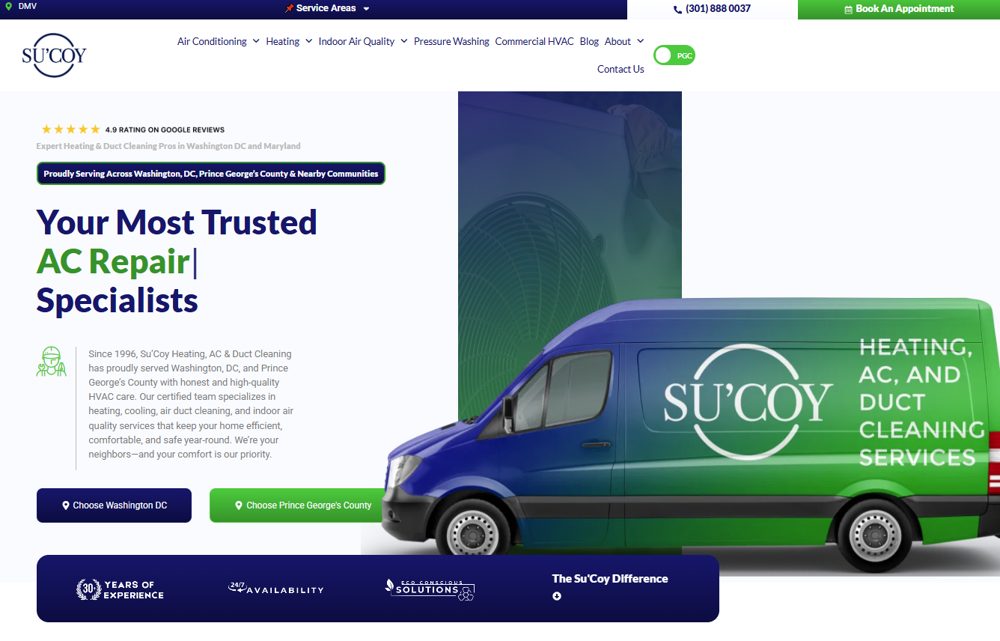 The Su&rsquo;Coy website homepage